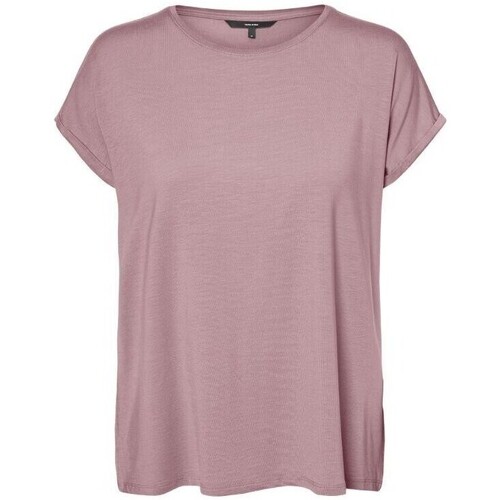 Textiel Dames T-shirts & Polo’s Vero Moda 10284468 AVA Roze