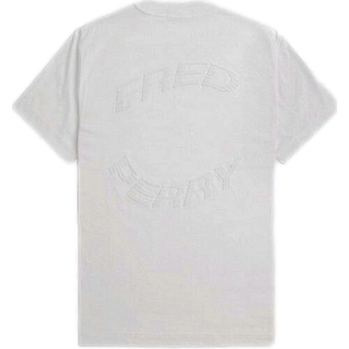 Textiel Heren T-shirts korte mouwen Fred Perry  Wit