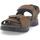 Schoenen Heren Sandalen / Open schoenen Melluso U55221W-233722 Brown
