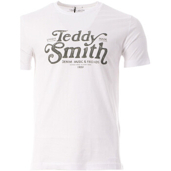 Textiel Heren T-shirts korte mouwen Teddy Smith  Wit