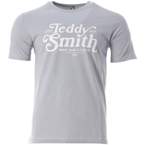 Textiel Heren T-shirts korte mouwen Teddy Smith  Blauw