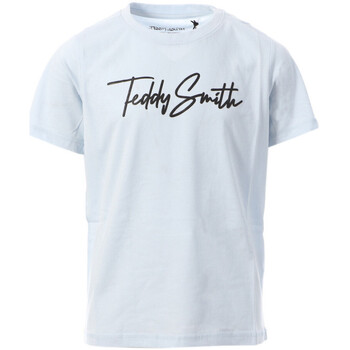 Textiel Jongens T-shirts korte mouwen Teddy Smith  Blauw