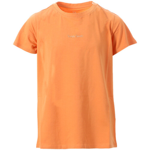 Textiel Meisjes T-shirts korte mouwen Teddy Smith  Orange