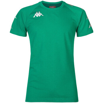 Textiel Jongens T-shirts korte mouwen Kappa  Groen