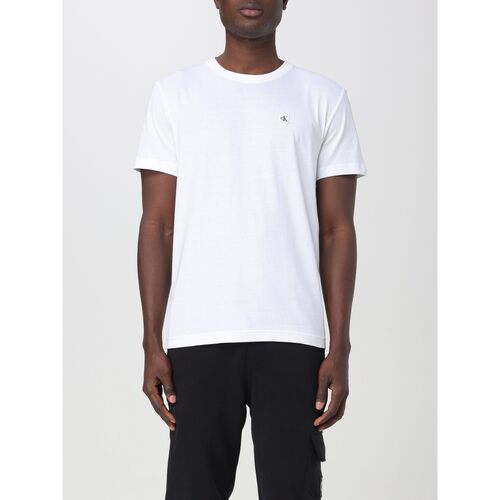 Textiel Heren T-shirts & Polo’s Calvin Klein Jeans J30J325268 YAF Wit