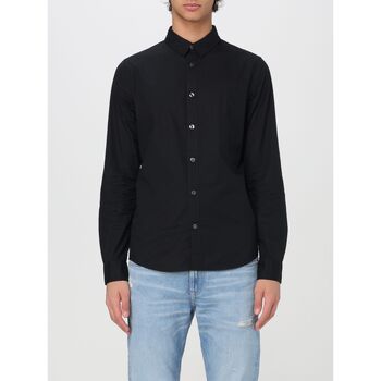 Textiel Heren Overhemden lange mouwen Calvin Klein Jeans J30J324614 BEH Zwart