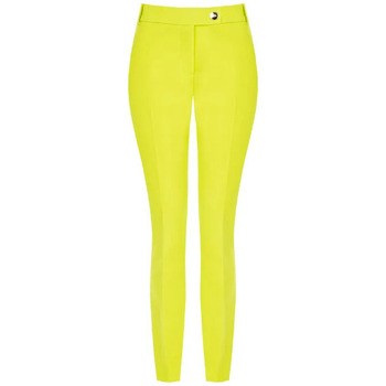 Textiel Dames Broeken / Pantalons Rinascimento CFC0117747003 Lime