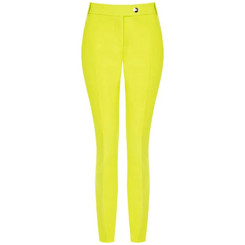 Textiel Dames Broeken / Pantalons Rinascimento CFC0117747003 Lime