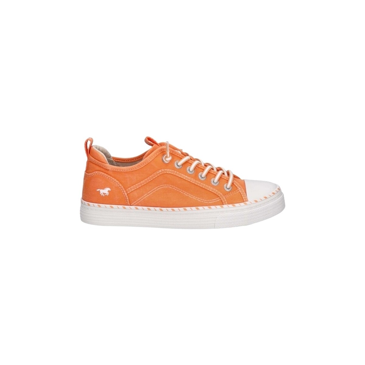 Schoenen Dames Sneakers Mustang 1376308 Orange