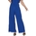 Textiel Dames Broeken / Pantalons Vila Noos Trousers Plise  - True Blue Blauw