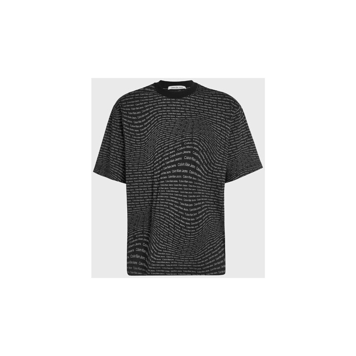 Textiel Heren T-shirts korte mouwen Calvin Klein Jeans J30J3254280GP Zwart