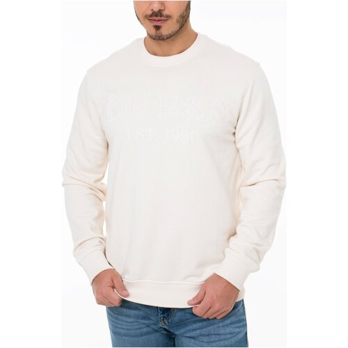 Textiel Heren Sweaters / Sweatshirts Guess M4GQ08 KBK32 Beige