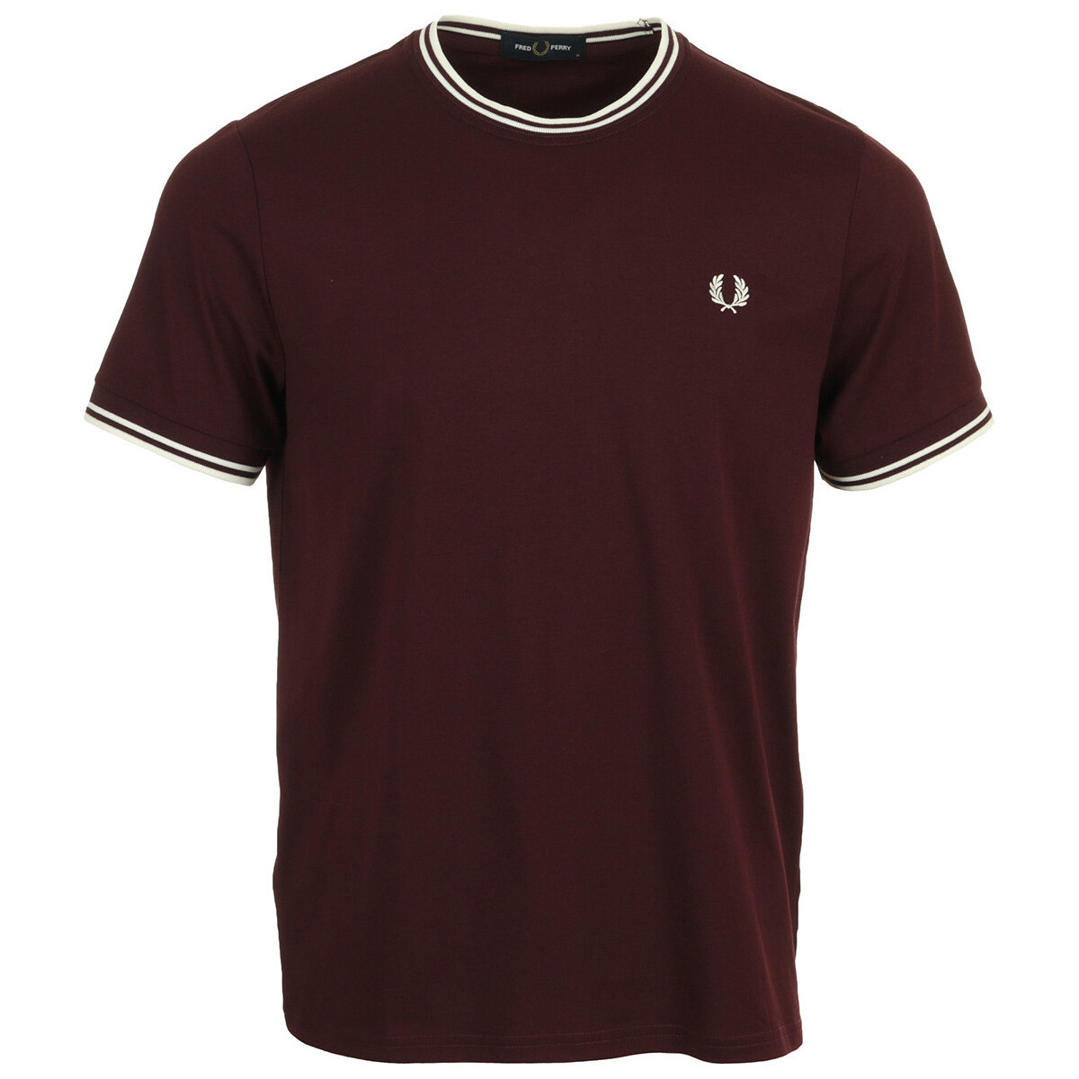 Textiel Heren T-shirts korte mouwen Fred Perry Twin Tipped Rood