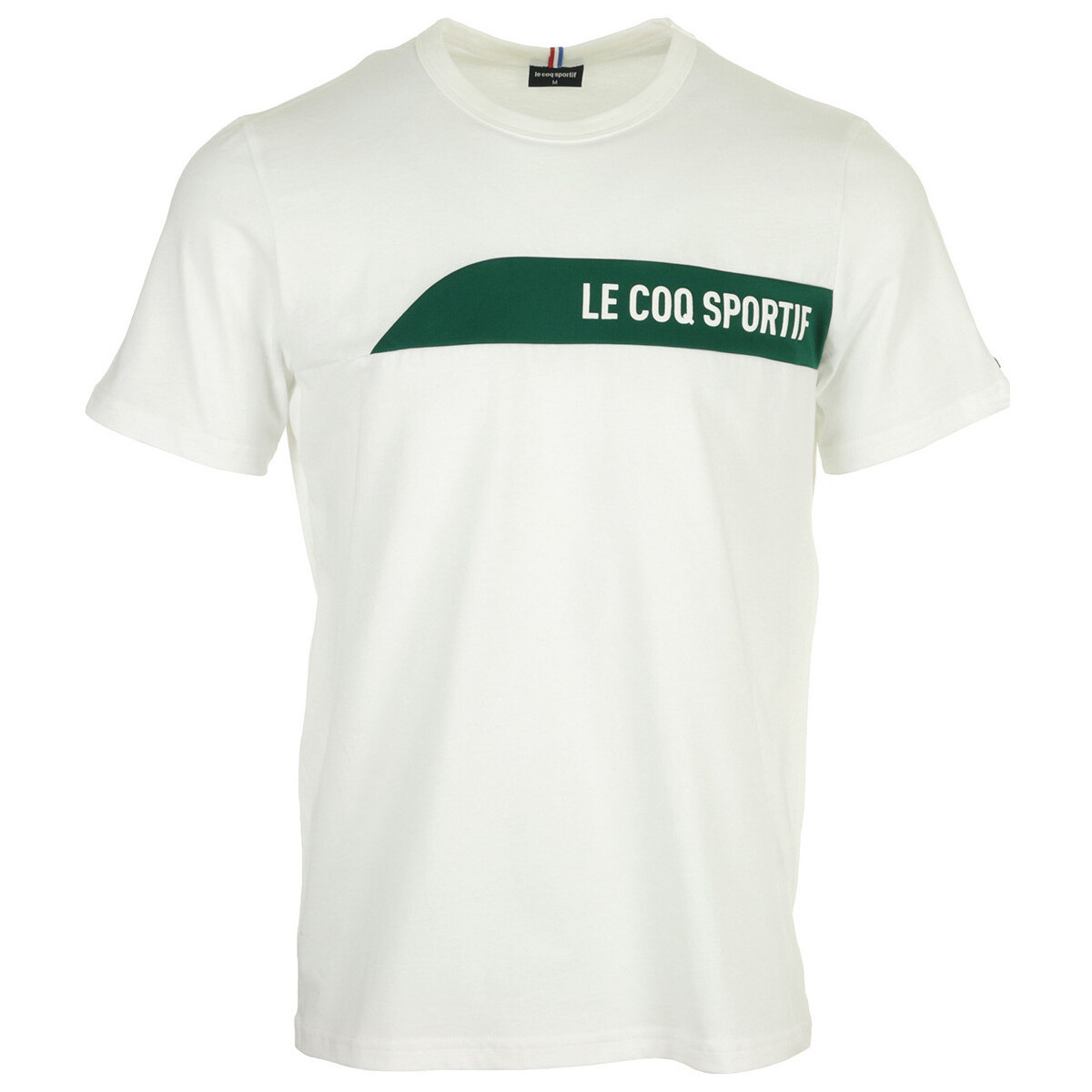 Textiel Heren T-shirts korte mouwen Le Coq Sportif Saison 2 Tee Ss N°1 Wit