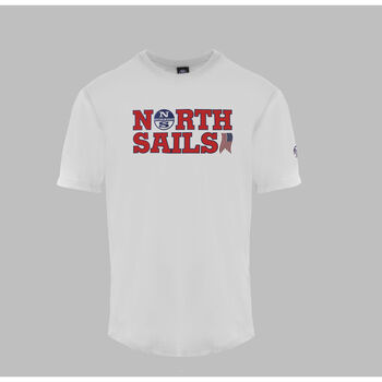 Textiel Heren T-shirts korte mouwen North Sails - 9024110 Wit