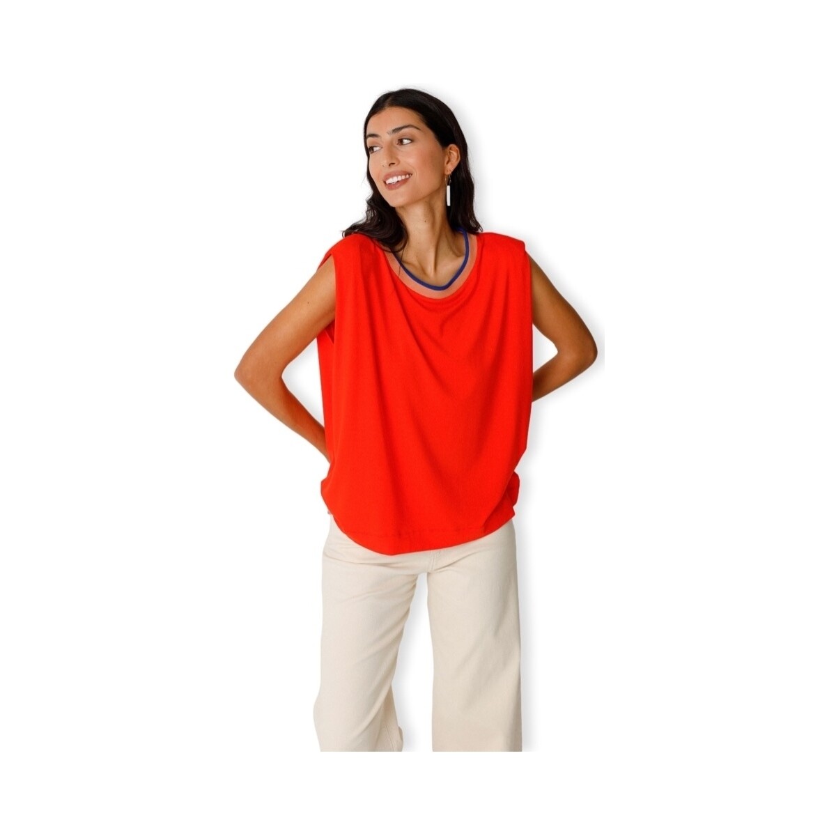 Textiel Dames Sweaters / Sweatshirts Skfk T-Shirt Belia - Red Rood