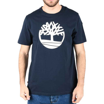 Textiel Heren T-shirts & Polo’s Timberland  Blauw