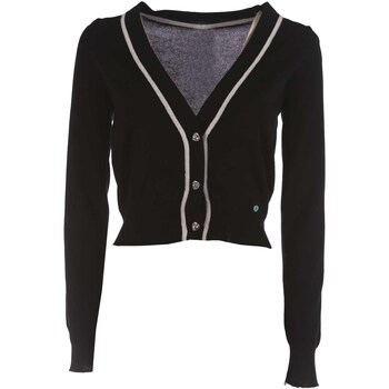 Textiel Dames Sweaters / Sweatshirts Il The Delle 5 Cardigan Viscosa Zwart