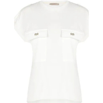 Textiel Dames T-shirts & Polo’s Rinascimento CFC0117488003 Blanc