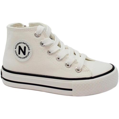 Schoenen Kinderen Hoge sneakers Naturino NTA-E24-18270-b Wit