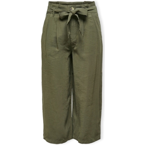 Textiel Dames Broeken / Pantalons Only Aminta-Aris Trousers - Kalamata Groen