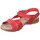 Schoenen Dames Sandalen / Open schoenen Interbios BASKETS  4487 Rood