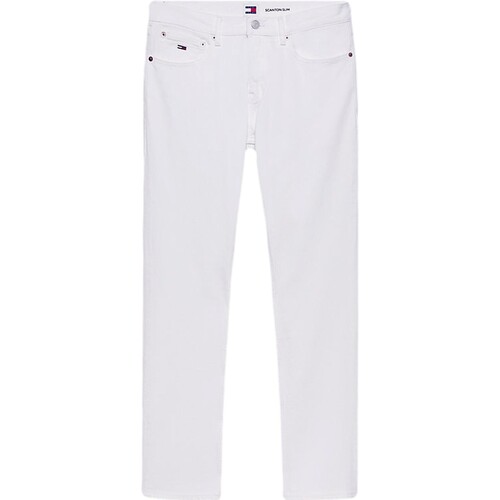 Textiel Heren Jeans Tommy Jeans VAQUEROS HOMBRE SCANTON SLIM   DM0DM18746 Wit