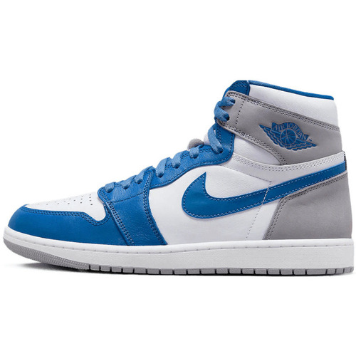 Schoenen Wandelschoenen Air Jordan 1 High OG True Blue Blauw