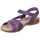 Schoenen Dames Sandalen / Open schoenen Interbios BASKETS  4487 Violet