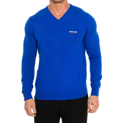 Textiel Heren Truien Roberto Cavalli FSX601-BLUETTE Blauw