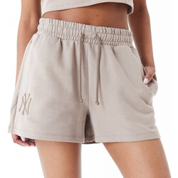 Textiel Dames Korte broeken / Bermuda's New-Era Mlb le shorts neyyan Brown