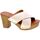 Schoenen Dames Sandalen / Open schoenen Yanema YanÉma galia Mules Donna Beige My041-c Beige