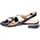 Schoenen Dames Sandalen / Open schoenen Yanema YanÉma galia Sandalo Donna Nero 2323-5 Zwart