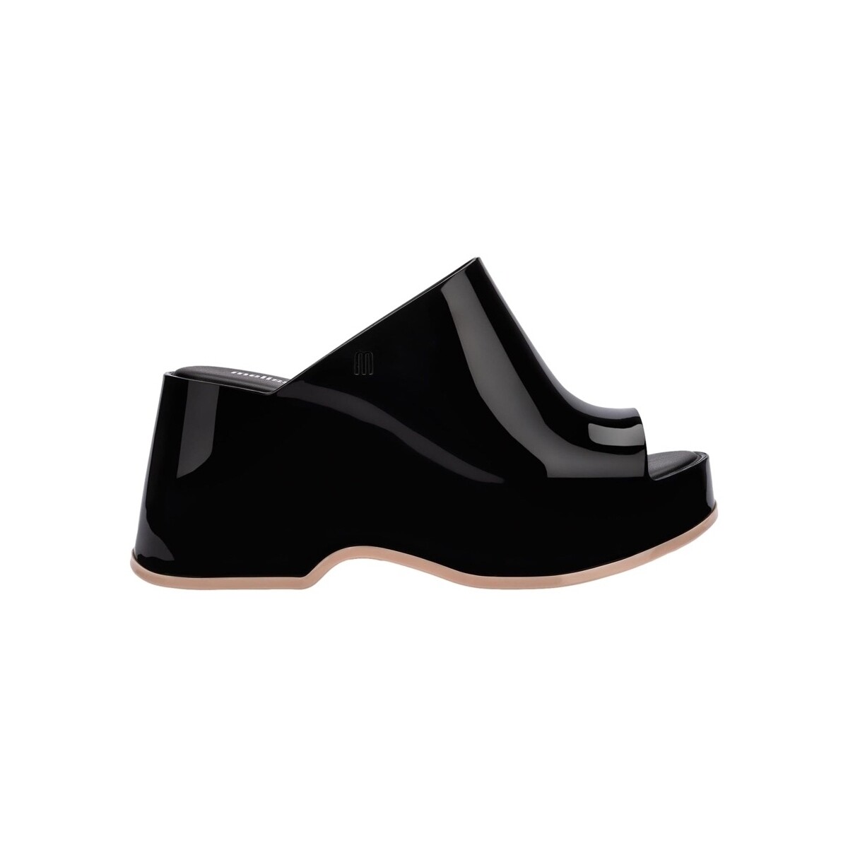 Schoenen Dames Sandalen / Open schoenen Melissa Patty Fem - Black/Beige Zwart