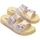Schoenen Dames Sandalen / Open schoenen Melissa Cozy Slide Fem - Yellow/Pearly Geel