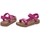 Schoenen Dames Sandalen / Open schoenen Melissa Flowing Papete Fem - Lilas/Beige Roze
