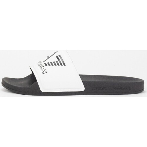 Schoenen Heren Slippers Emporio Armani EA7 Chanclas  en color blanco para Wit