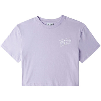 Textiel Meisjes T-shirts korte mouwen O'neill  Violet