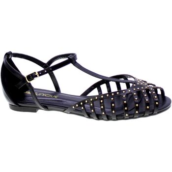 Schoenen Dames Sandalen / Open schoenen Miss Unique Sandalo Donna Nero 1613h Zwart
