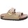 Schoenen Dames Sandalen / Open schoenen Birkenstock Sandalo Donna Beige Arizona big buckle Shine Beige