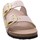 Schoenen Dames Sandalen / Open schoenen Birkenstock Sandalo Donna Beige Arizona big buckle Shine Beige