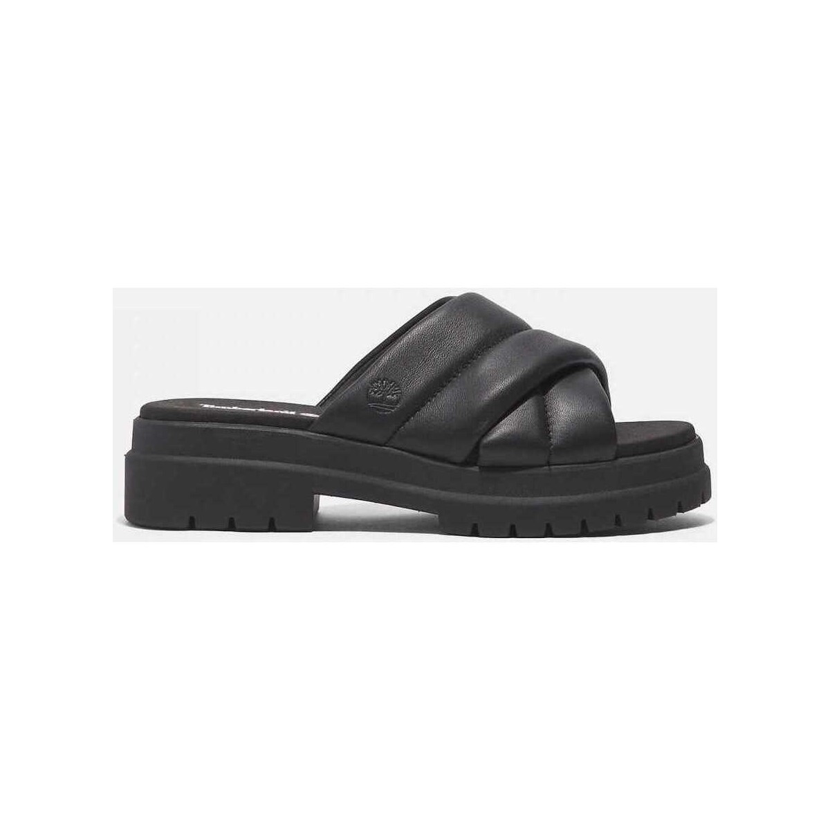 Schoenen Dames Sandalen / Open schoenen Timberland London vibe slide sandal Zwart