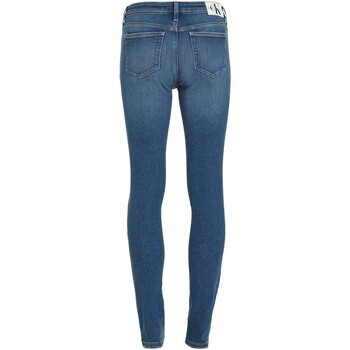 Ck Jeans Mid Rise Skinny Blauw
