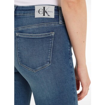 Ck Jeans Mid Rise Skinny Blauw