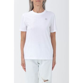 Textiel Dames T-shirts & Polo’s Calvin Klein Jeans J20J223226 YAF Wit