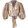 Textiel Dames Overhemden Fracomina FR24ST1008W688R8 Incolore