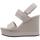 Schoenen Dames Sandalen / Open schoenen Calvin Klein Jeans WEDGE SANDAL WEBBING IN MR Wit