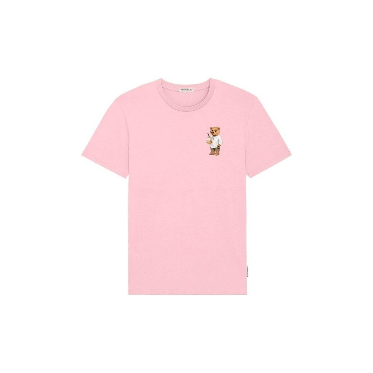 Textiel Heren T-shirts korte mouwen Baron Filou ORGANIC LXXIX THE SEASIDE SIPPER Roze