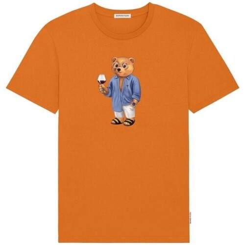 Textiel Heren T-shirts korte mouwen Baron Filou THE YACHT OWNER Orange