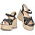 Schoenen Dames Sandalen / Open schoenen Etika 73648 Zwart